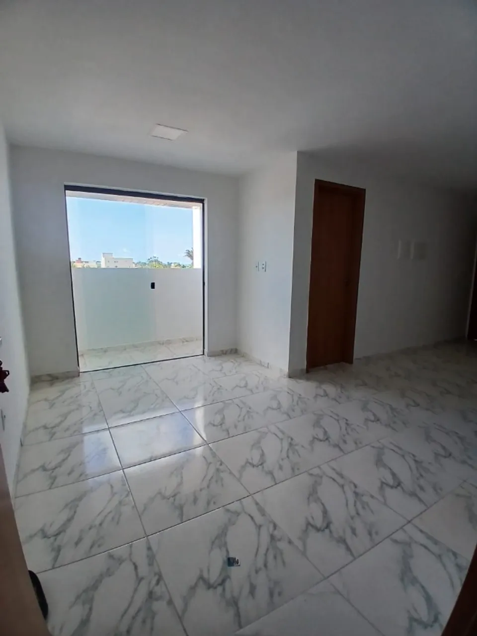 2-bedroom apartment in a building with a gym