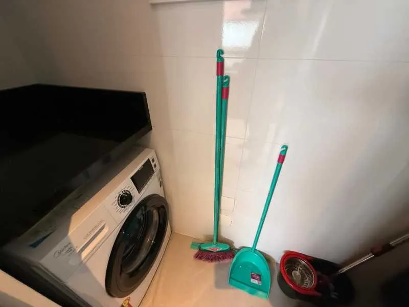 One-bedroom apartment with a washing machine — photo 14
