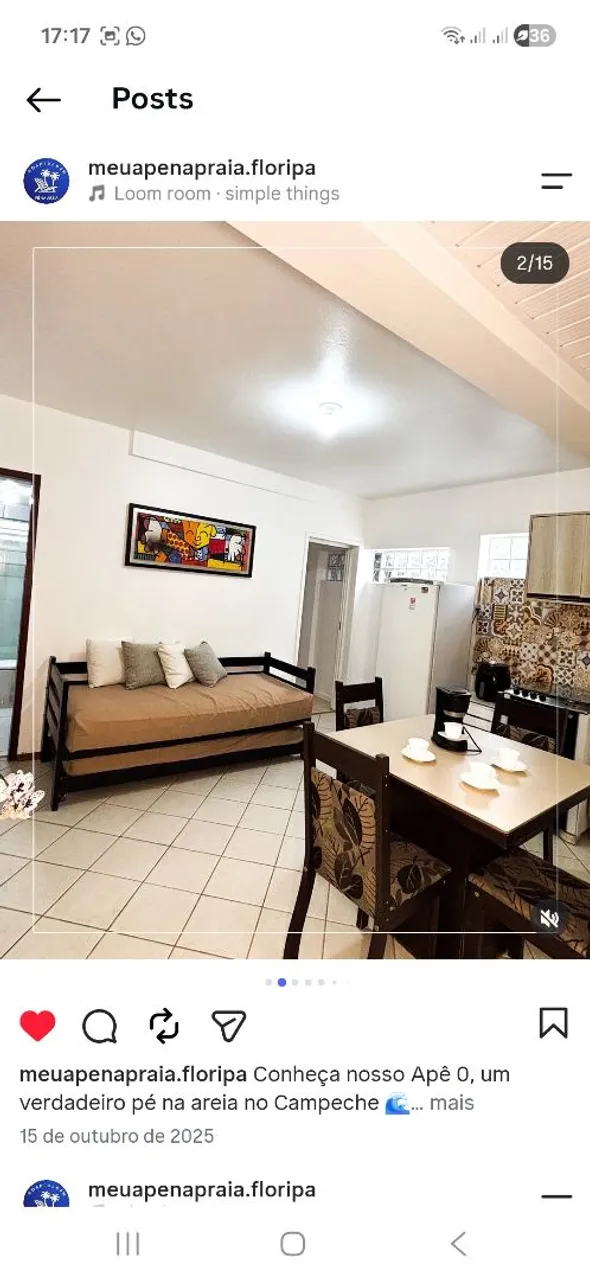 Furnished one-bedroom apartment, 40 m²