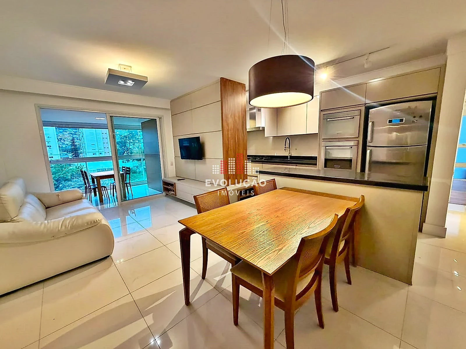 Rental apartment with 2 bedrooms and open-plan kitchen — photo 2