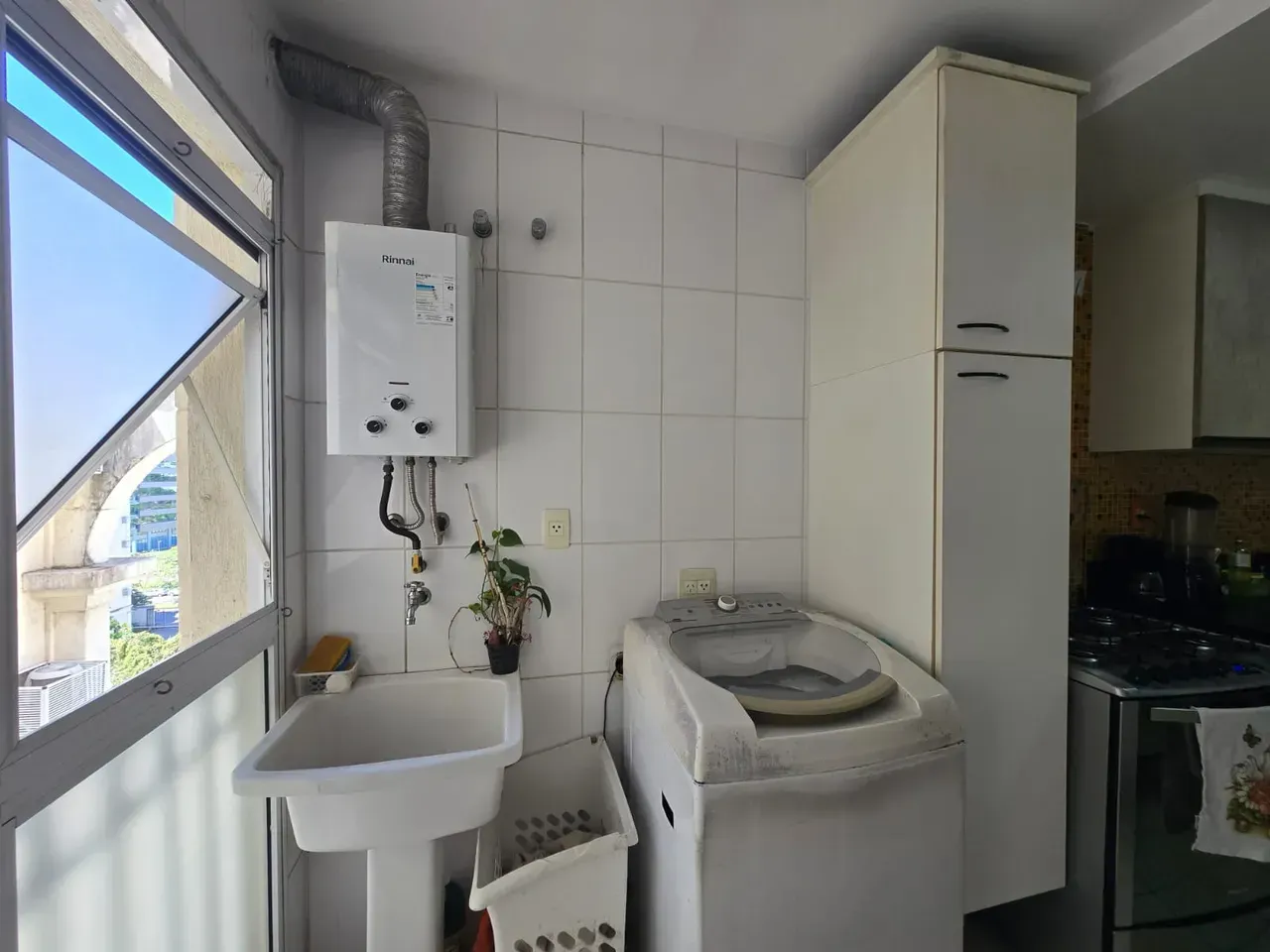 Furnished apartment with open-plan kitchen and terrace — photo 30