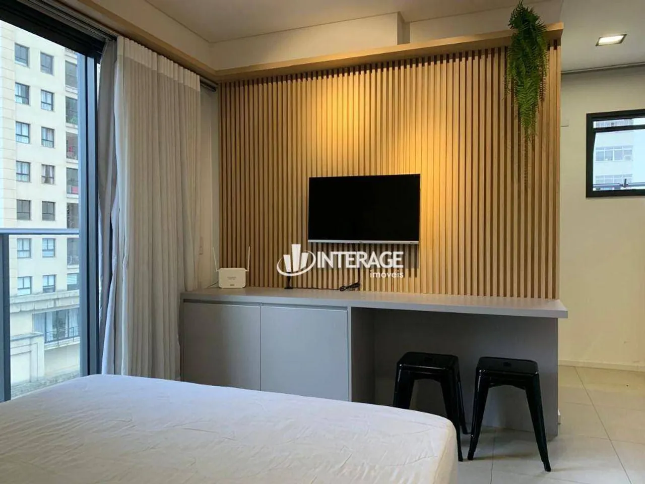 41 m² studio with 1 bedroom and a private BBQ balcony — photo 8