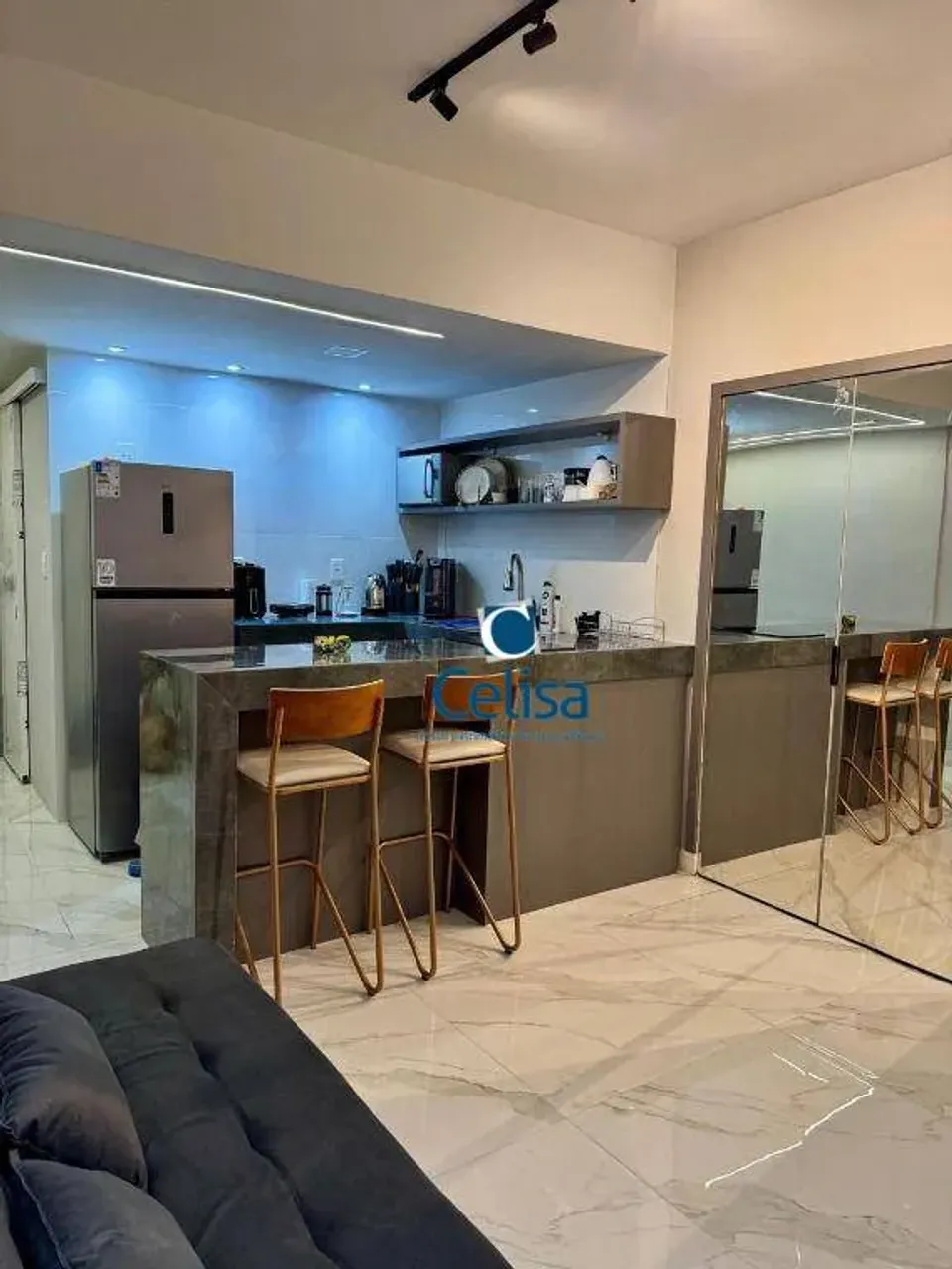 Apartamento amueblado con 1 dormitorio y lavadora — photo 6