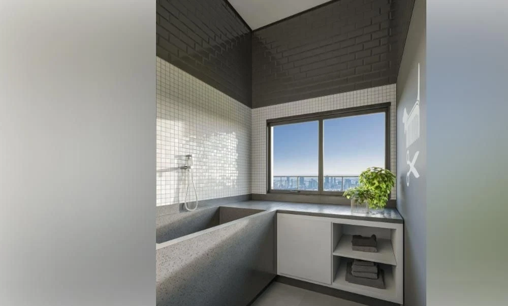 Furnished studio with 1 bedroom and 1 bathroom