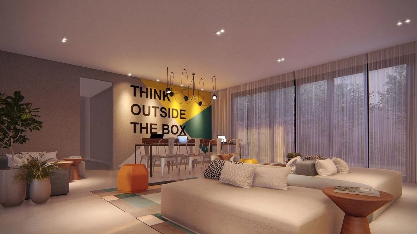 Furnished studio with 1 bedroom and glass balcony — photo 10