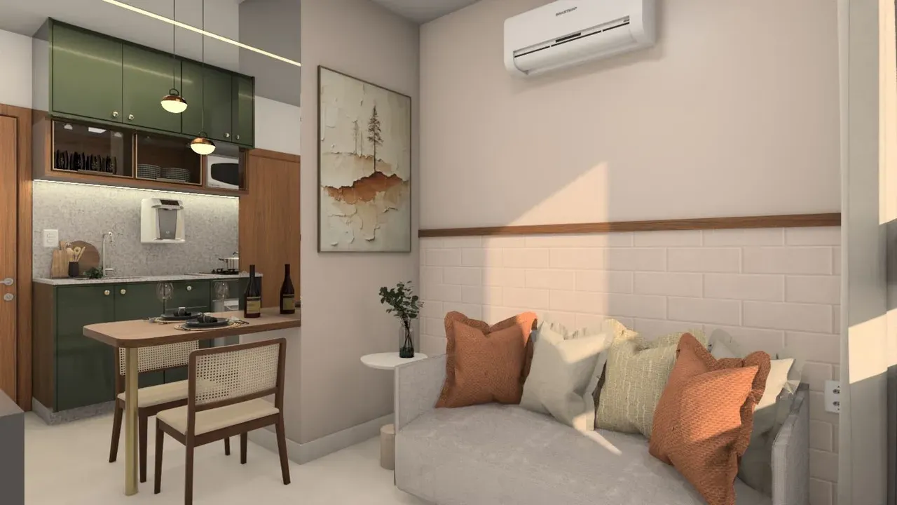 Washing machine in a one-bedroom apartment, 30 m² — photo 9