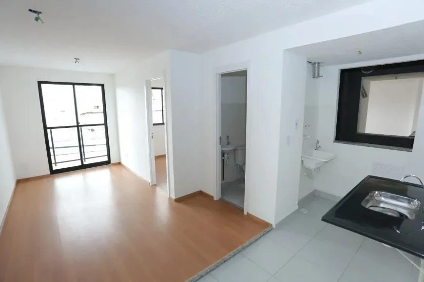 44 m² apartment with 2 bedrooms and an open-plan kitchen — photo 2