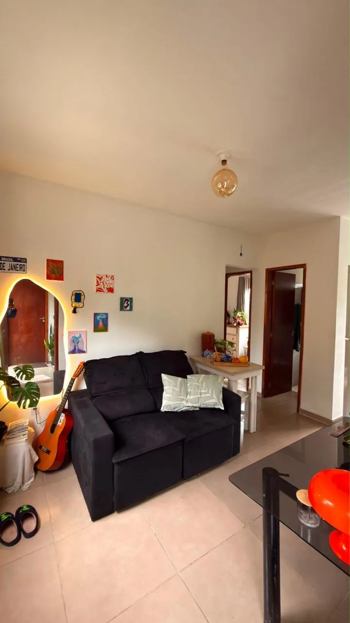 Furnished apartment with a ready desk and separate kitchen