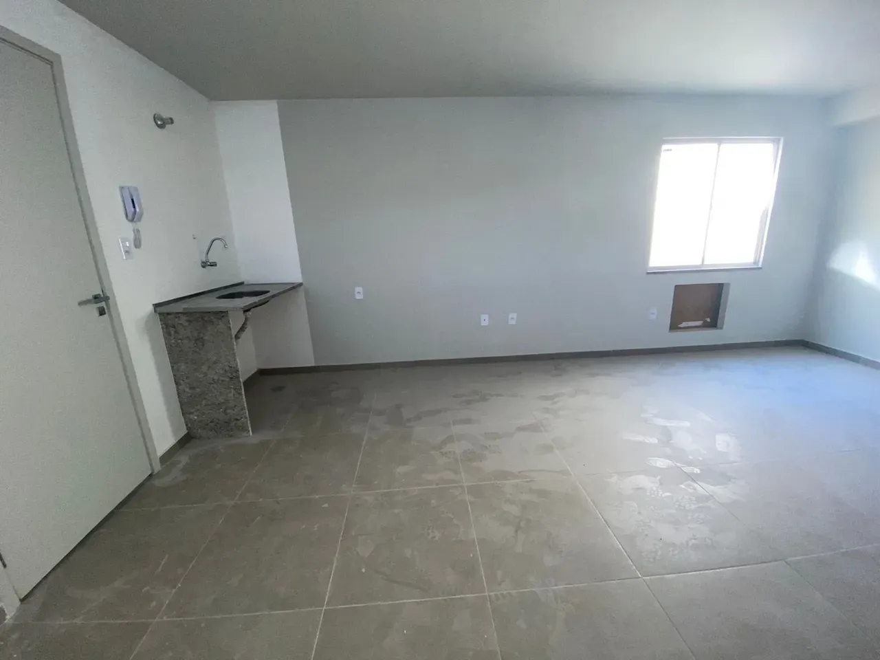 Apartamento conjugado de 45 m² com 1 quarto e 1 banheiro