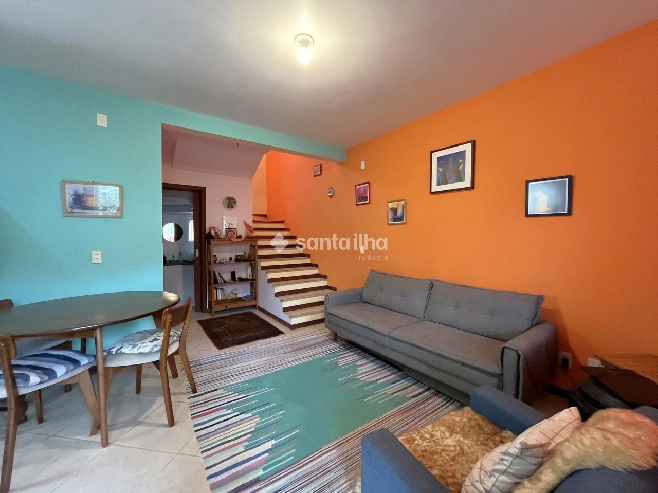 Garden in a 2-bedroom house, 85 m²
