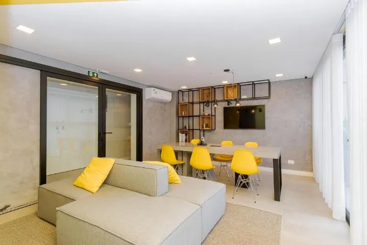 Furnished studio for rent with 1 bedroom and parking