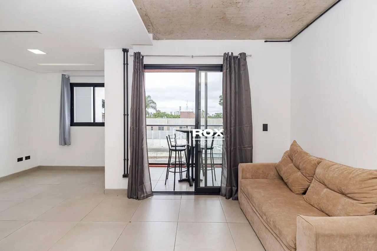 Estudio amueblado de 46 m² con balcón y asador privado — photo 2