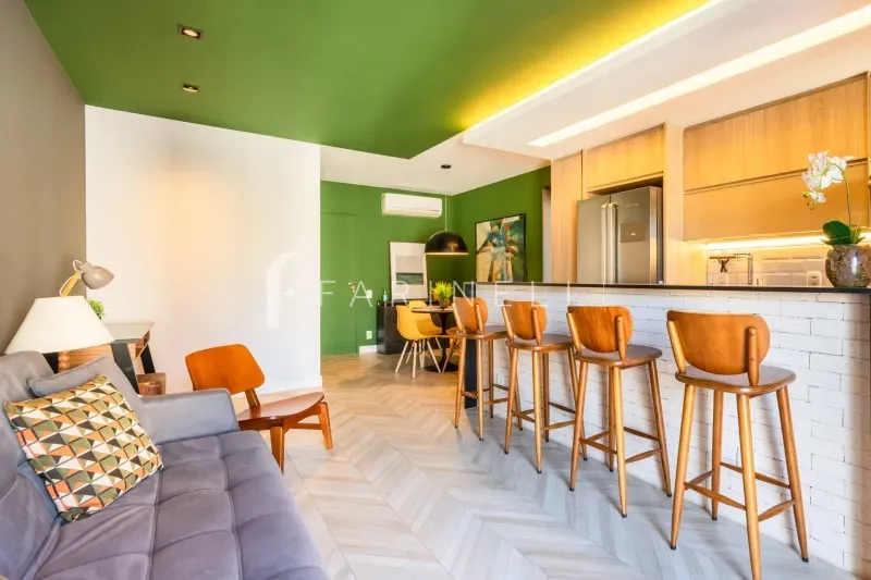 Furnished 1-bedroom apartment with open-plan kitchen and parking — photo 13