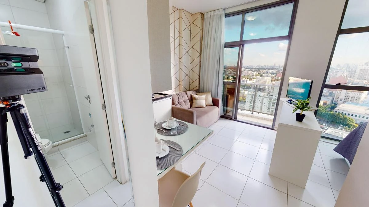 1 quarto e espaço de home office: apartamento de 25 m² — photo 22