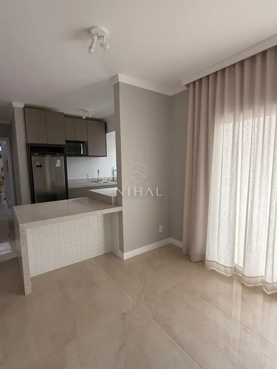65 m² apartment with a washing machine and a home office