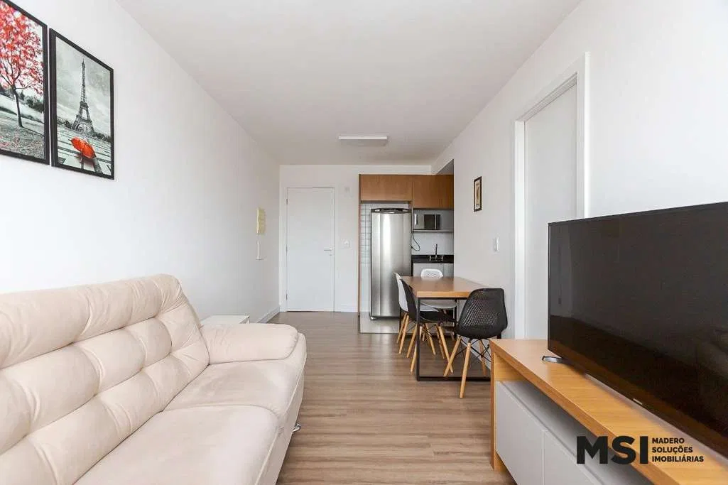 One-bedroom apartment with a washing machine in Curitiba — photo 11