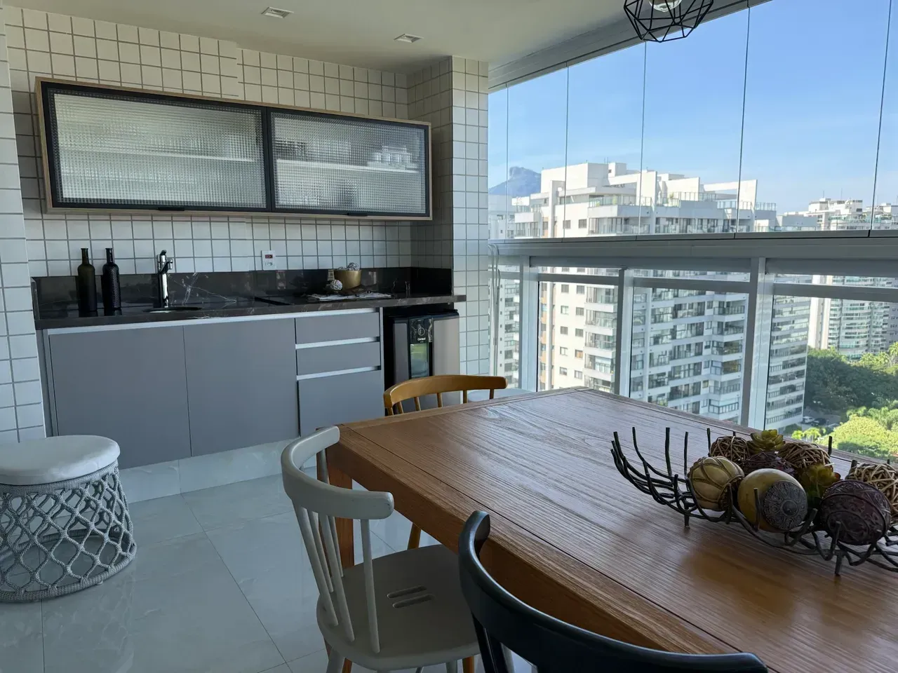 Apartamento mobiliado com 3 quartos e varanda — photo 14