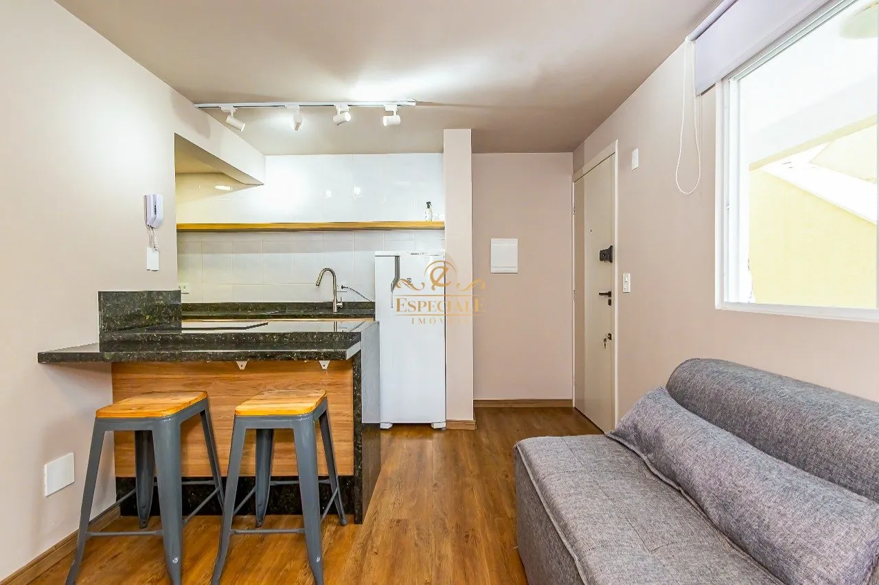 Furnished 1-bedroom apartment with open-plan kitchen — photo 2