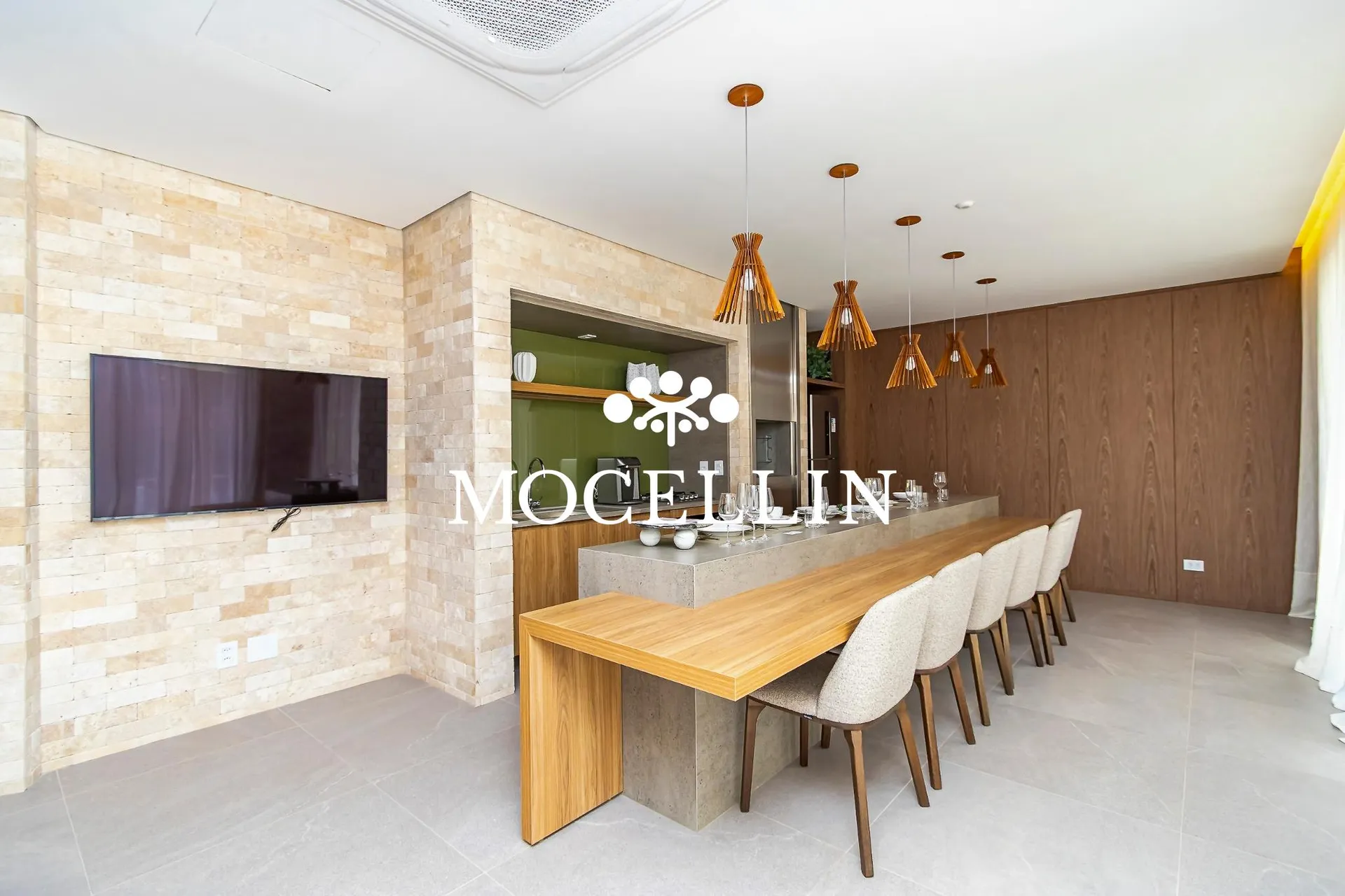 Floor-to-ceiling windows in a 3-bedroom apartment, 242 m² — photo 46