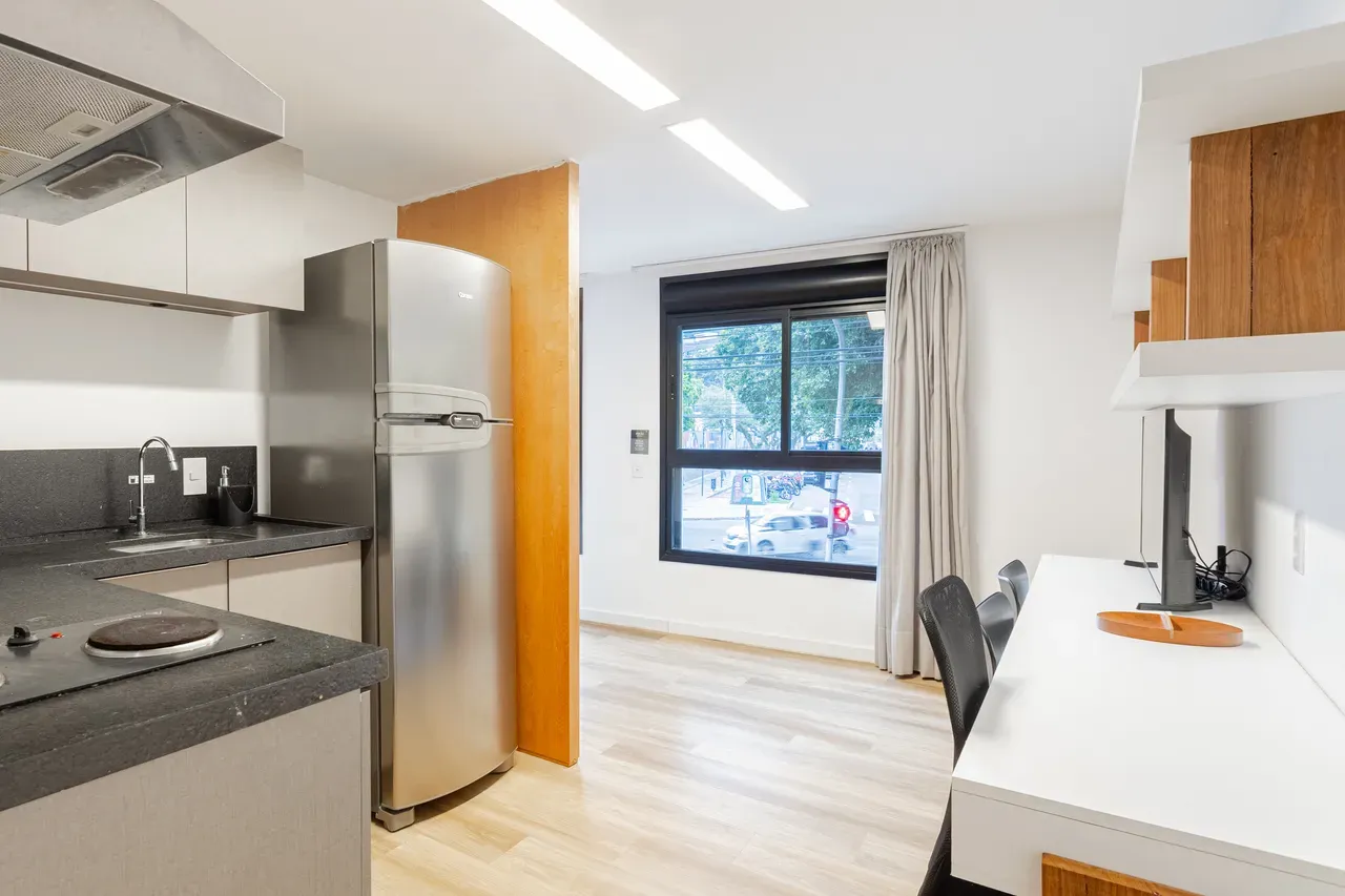 Estudio amueblado de 25 m² con baño en suite — photo 2