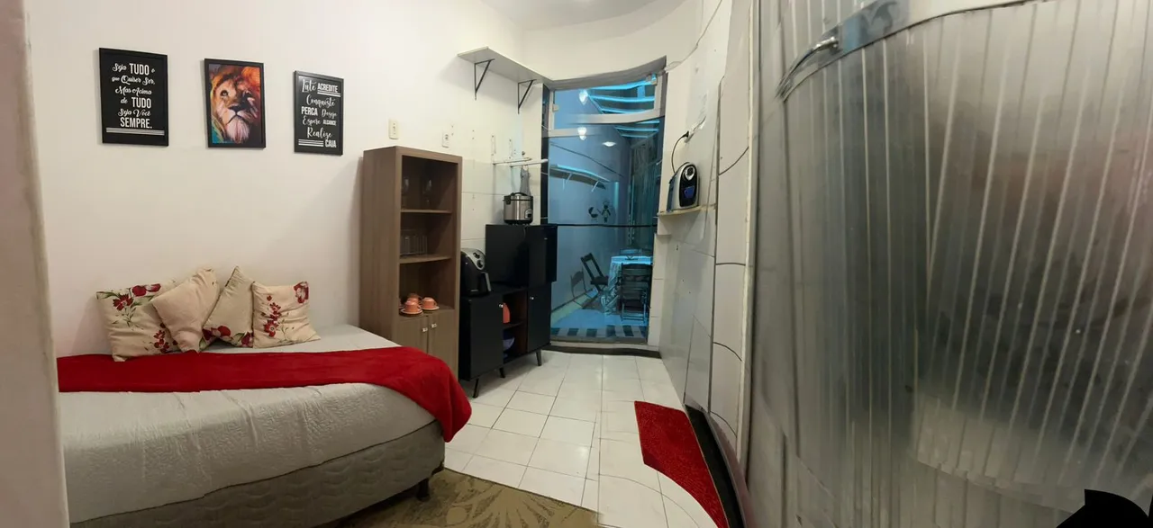 Studio kitnet with 1 bedroom, mini-kitchen, 1 bathroom — photo 6