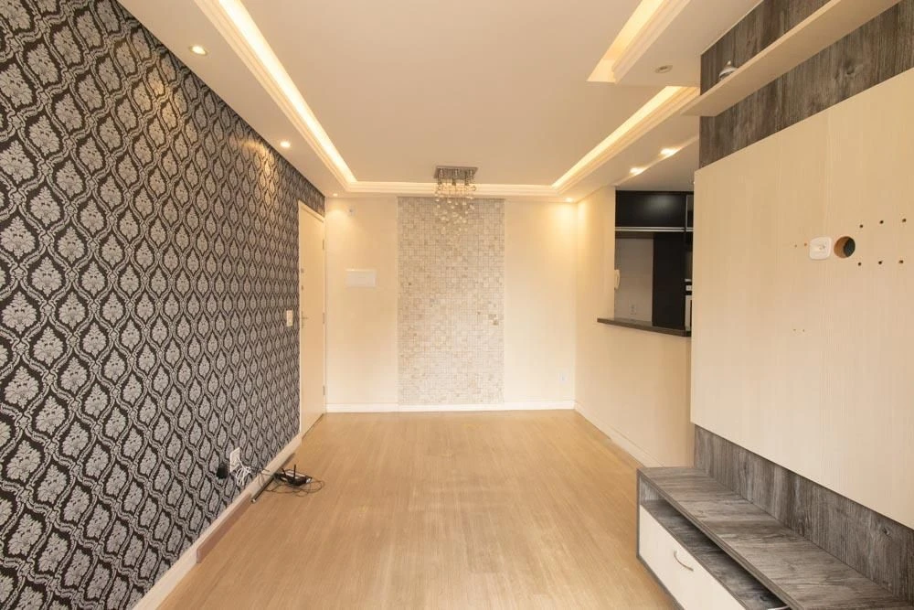 2-bedroom apartment in a building with a gym