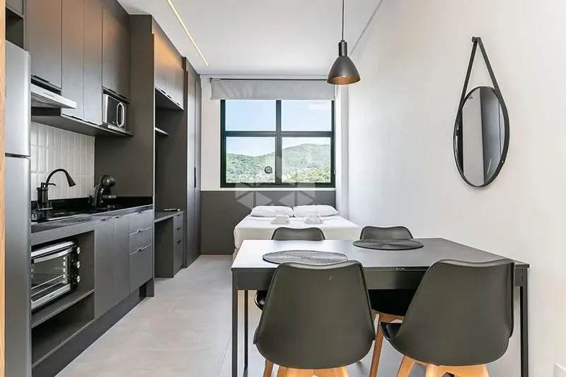 Apartamento mobiliado de 21 m² com 1 quarto