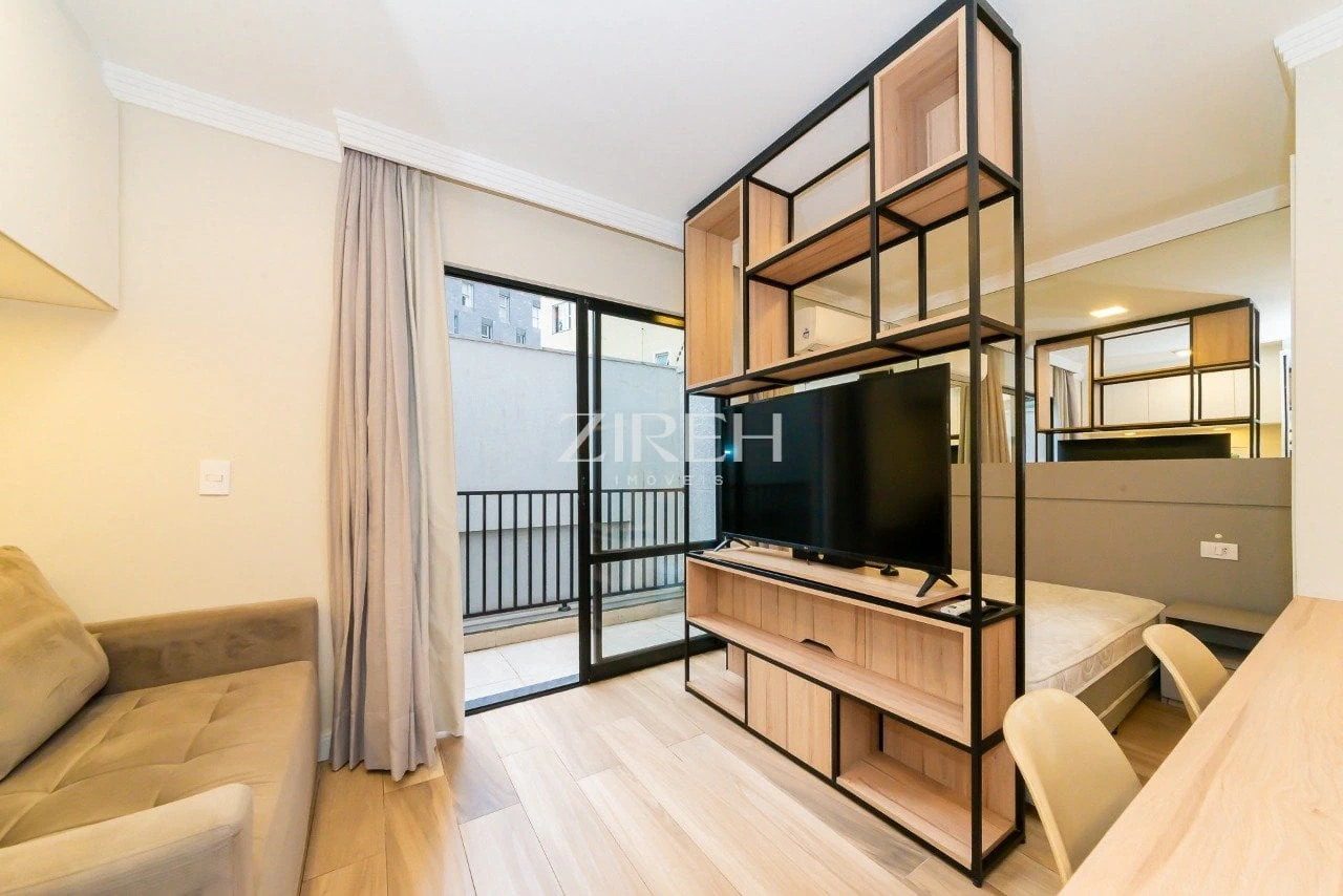 Apartamento mobiliado de 1 quarto com varanda de vidro — photo 8