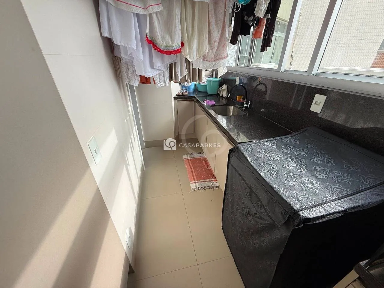 Furnished apartment, 125 m², with floor-to-ceiling windows — photo 26