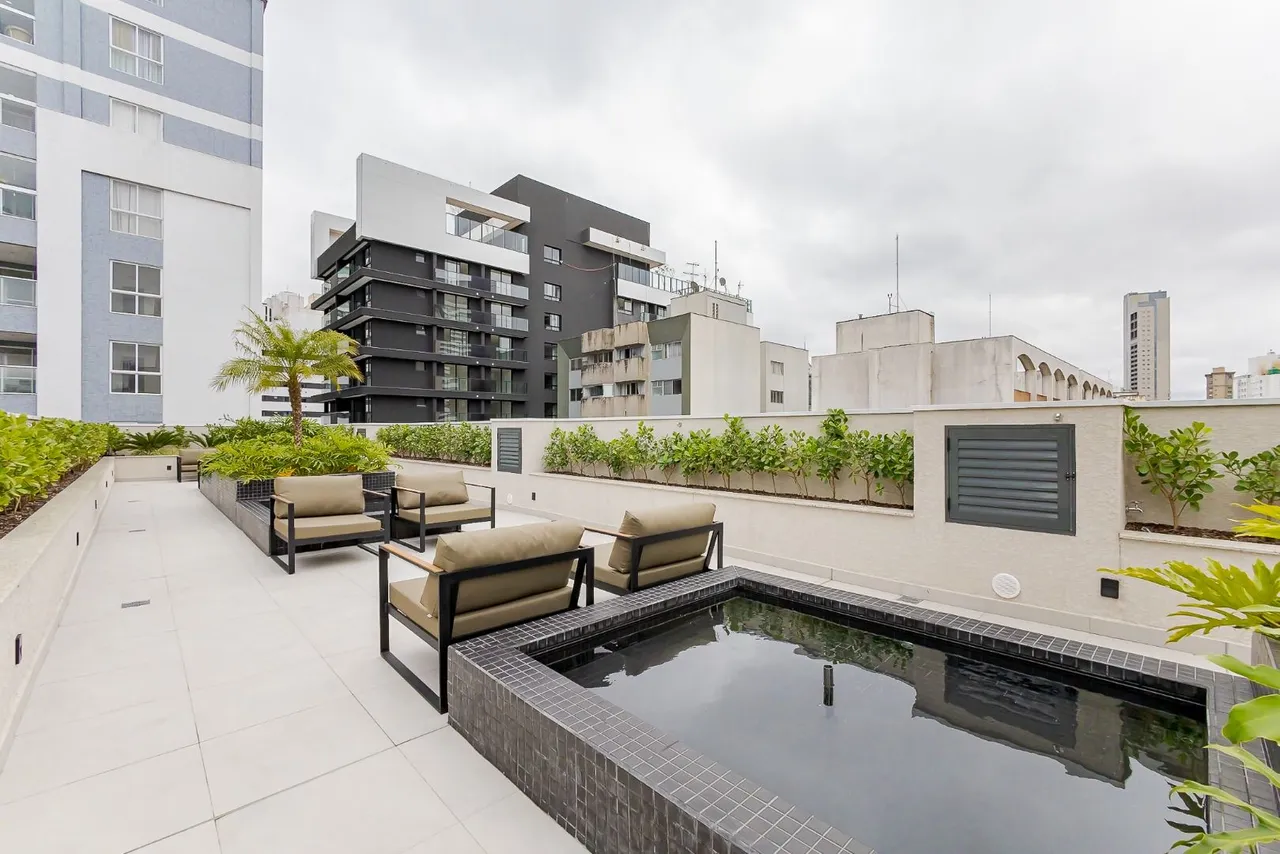 Furnished 39 m² studio with private BBQ area — photo 17