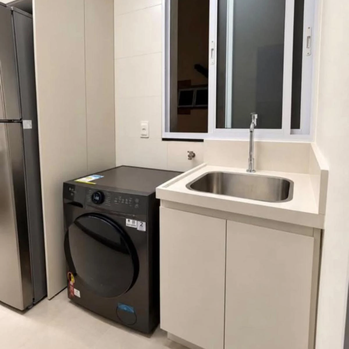 35 m² apartment with a washing machine and a home office — photo 17