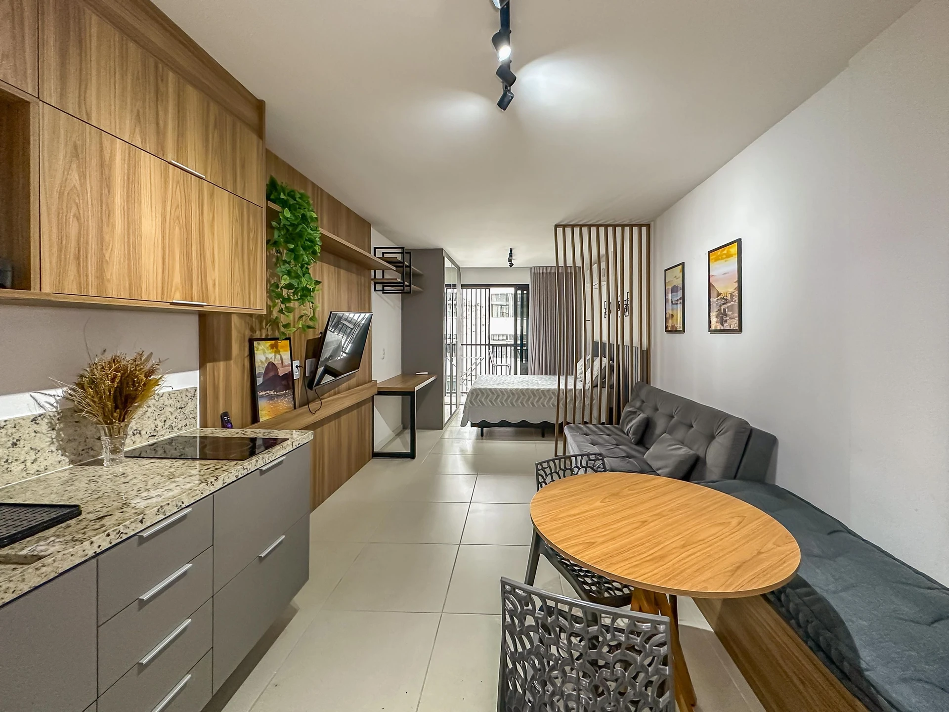 Furnished studio, 35 m², with a dishwasher — photo 11