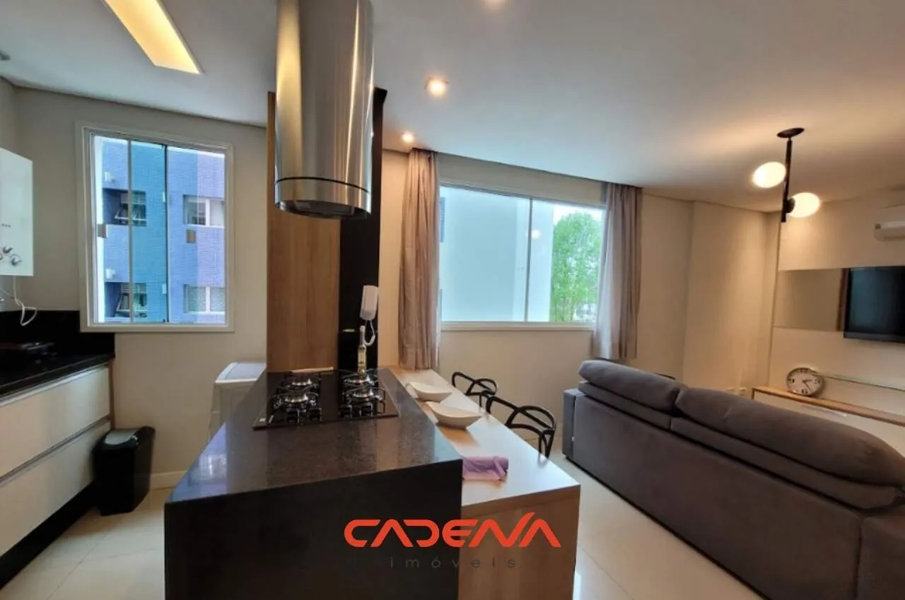One-bedroom apartment in a building with a gym