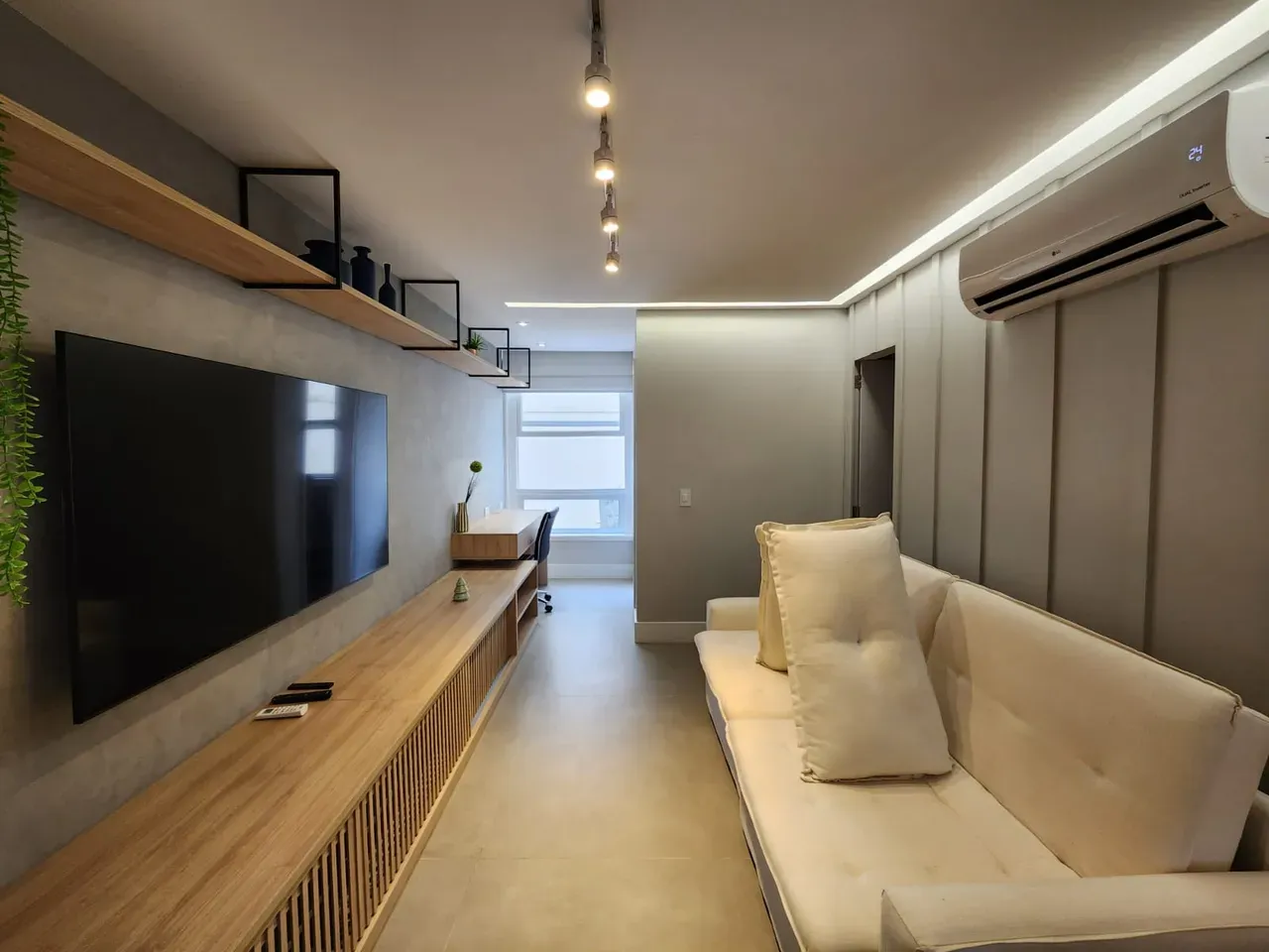62 m² apartment with 2 bedrooms and 2 bathrooms