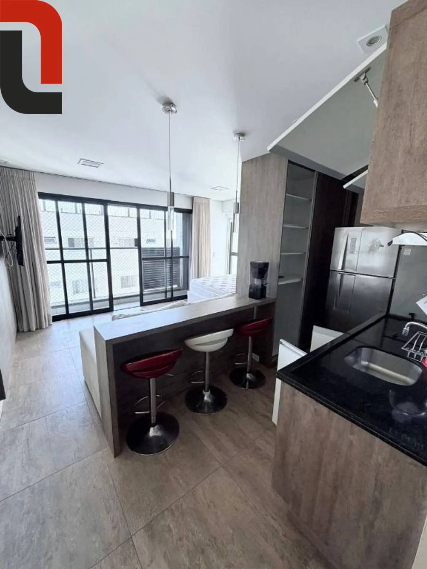 Furnished studio in a building with a sauna — photo 8