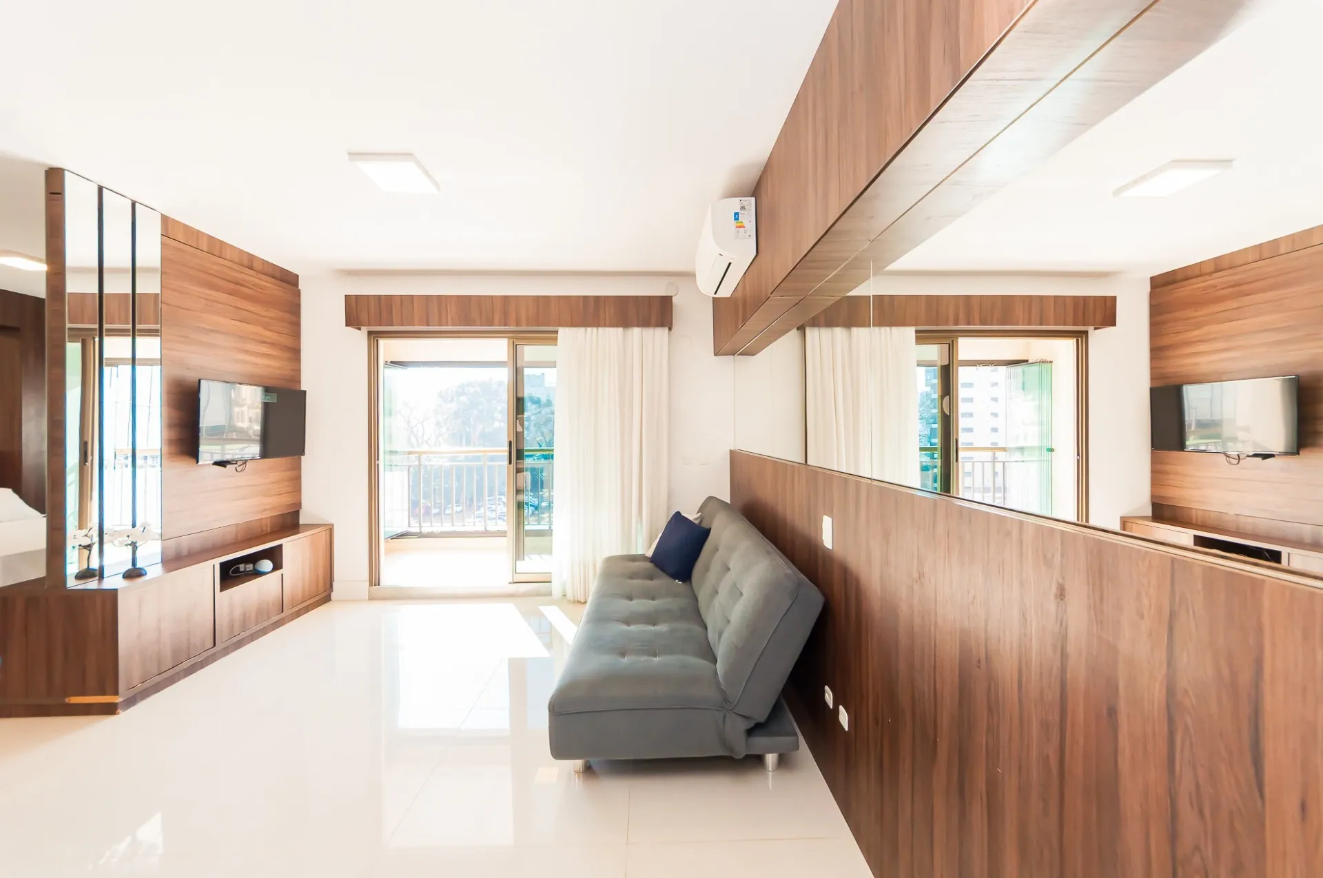 Apartamento mobiliado de 70 m² com 1 quarto e varanda — photo 2