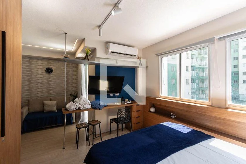 Apartamento mobiliado de 1 quarto com 30 m² e banheiro — photo 26