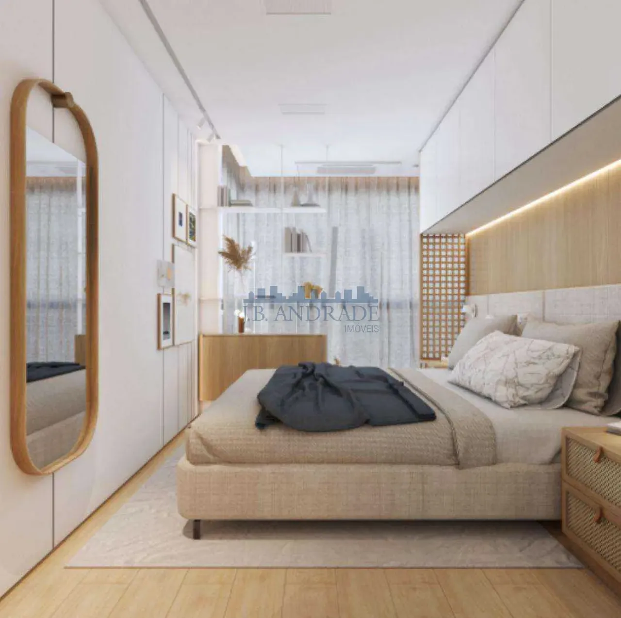 Apartamento mobiliado com 3 quartos e varanda — photo 4