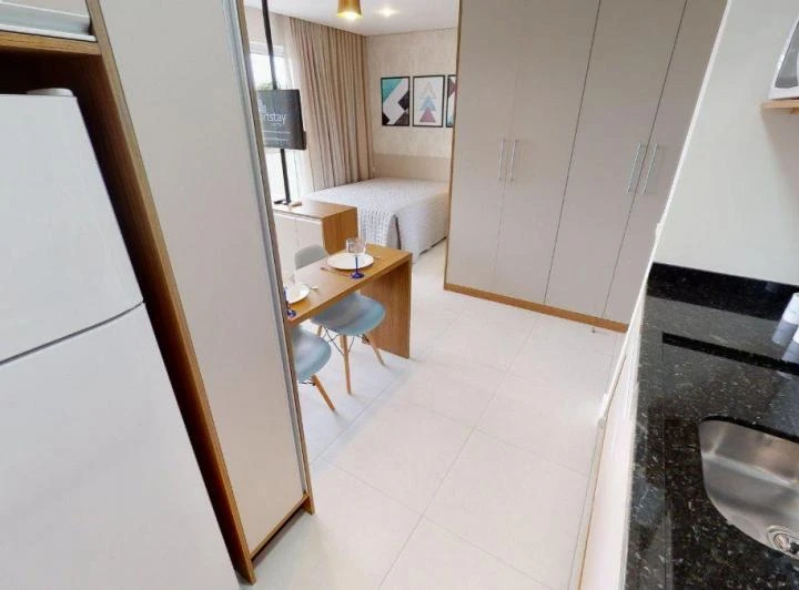 Мебльований студіо 30 м² з відкритою кухнею — photo 8