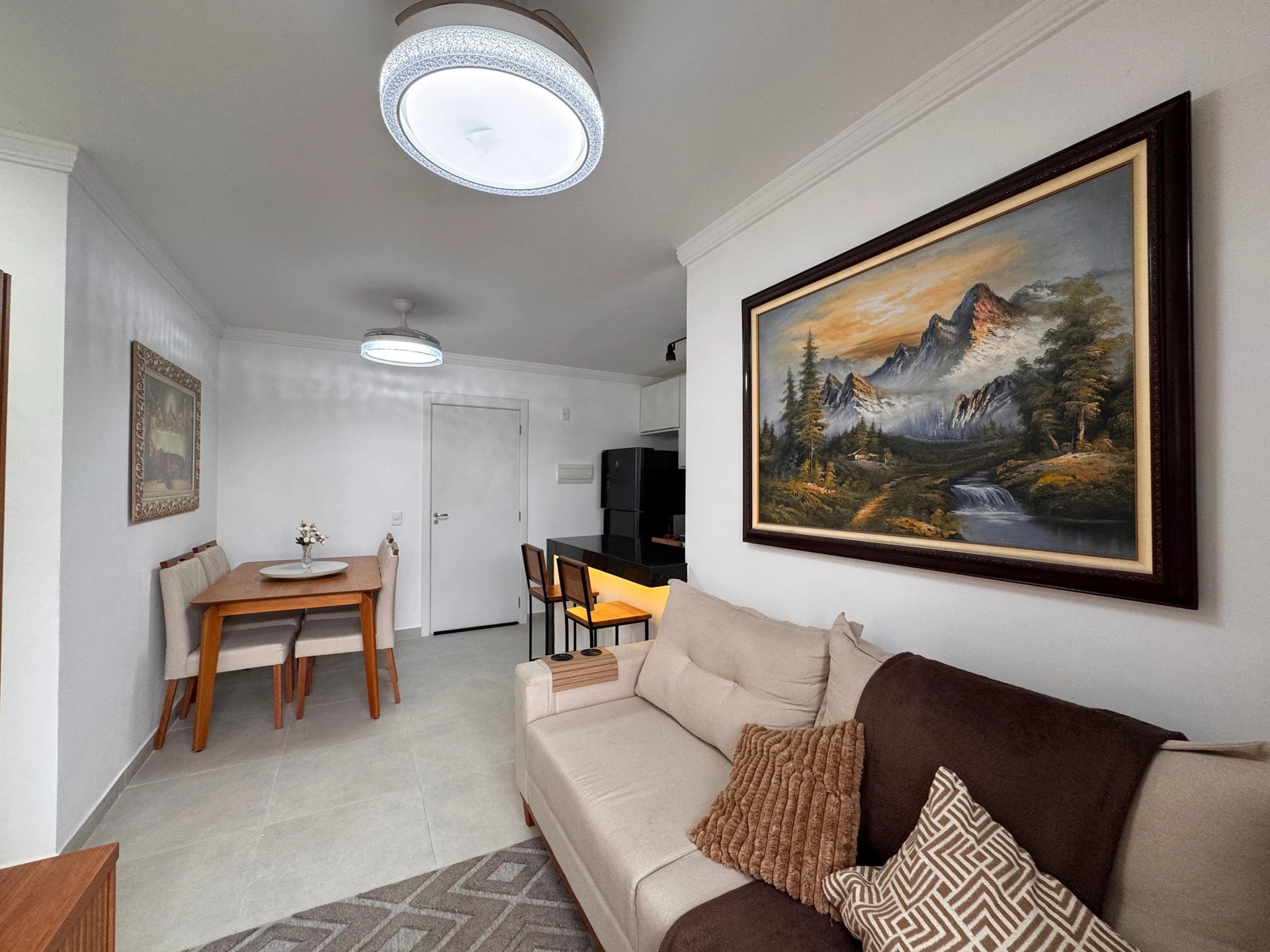 Furnished apartment, 49 m², with a mountain view — photo 7