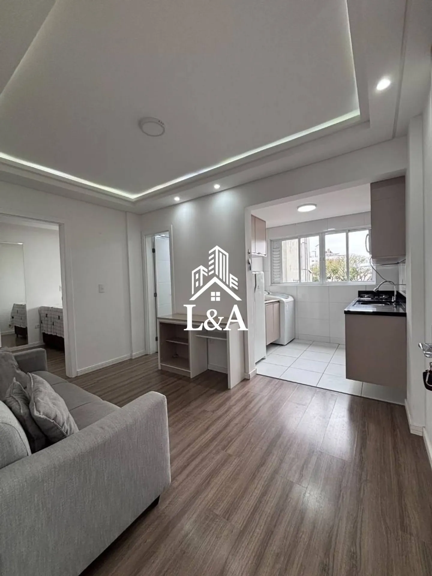 Furnished apartment, 47 m², with a washing machine — photo 13