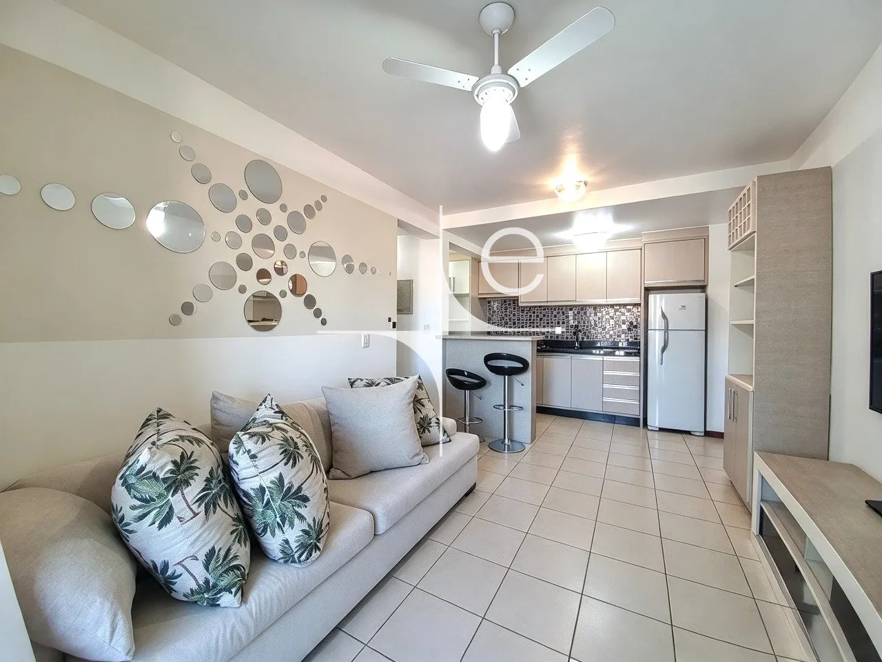 Furnished apartment, 72 m², with a washing machine
