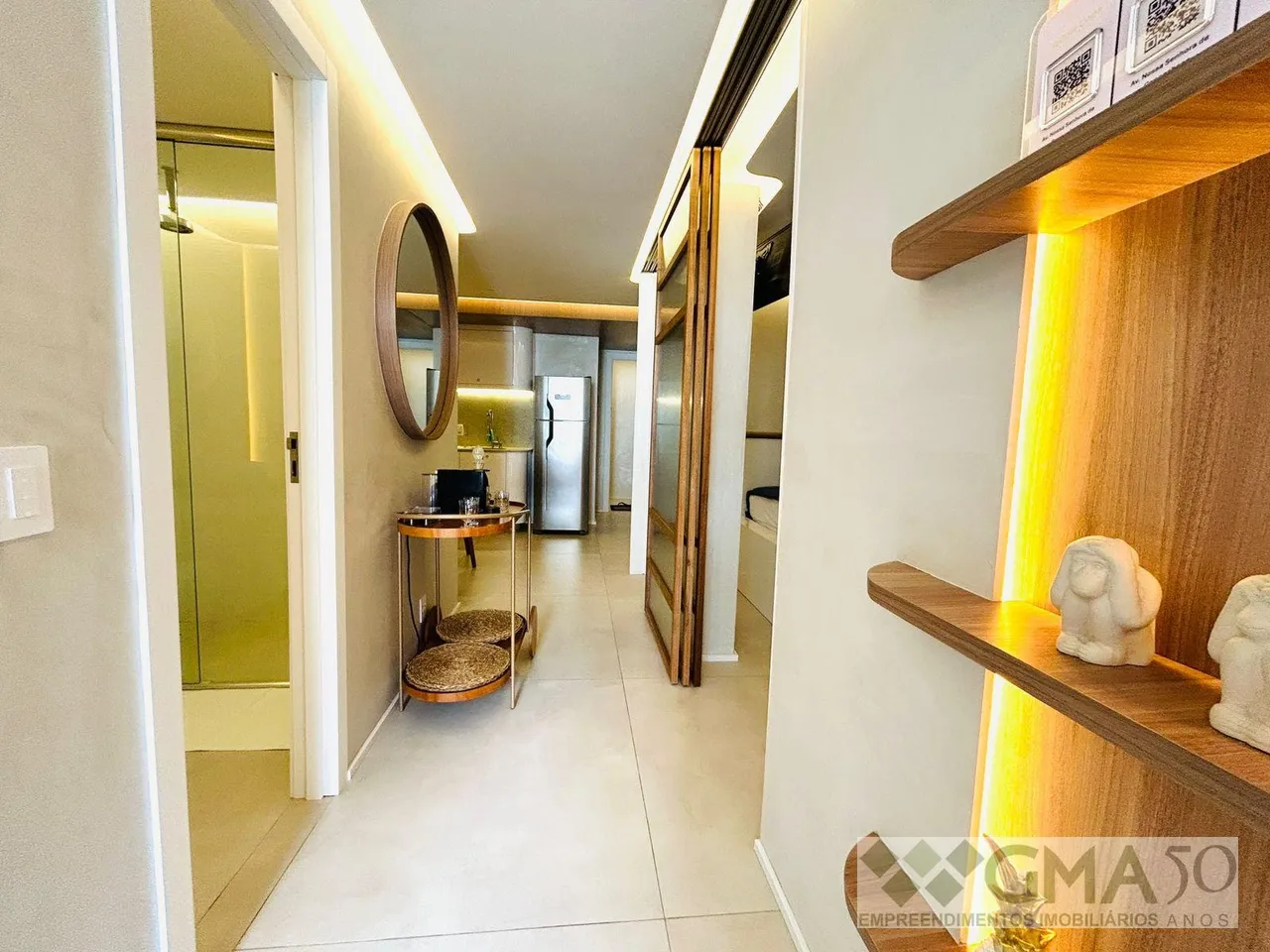 Furnished 1-bedroom apartment with a gas stove — photo 10