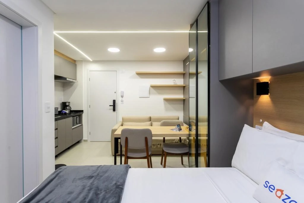 Washing machine in a one-bedroom apartment, 24 m² — photo 3
