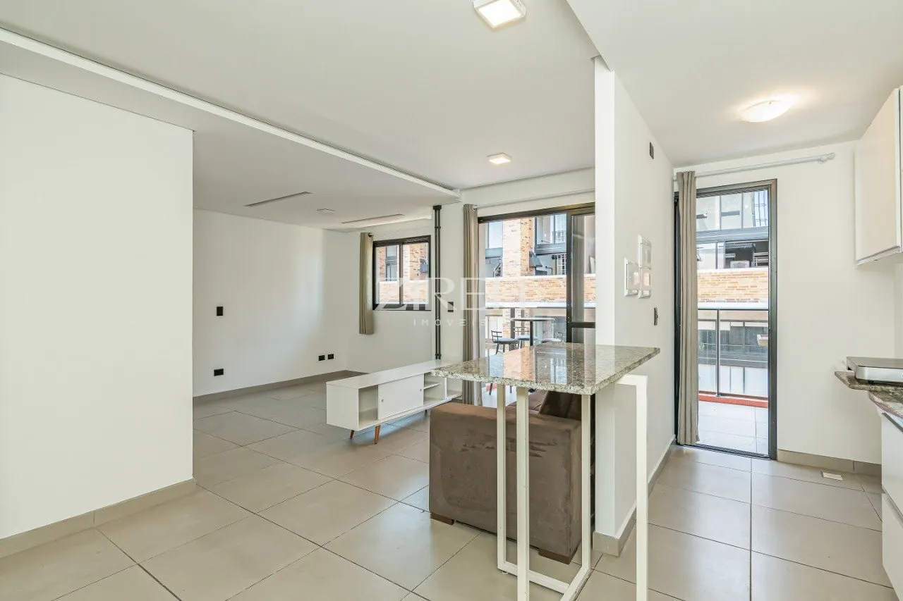 58 m² apartment with 1 bedroom and an open kitchen — photo 4