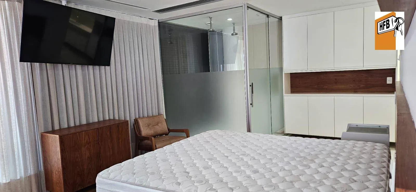 Apartamento mobiliado de 1 quarto em condomínio com sauna — photo 5