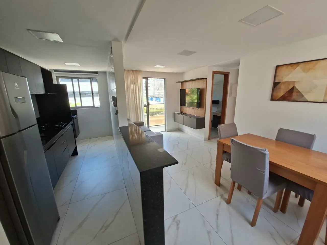 60 m² apartment with a home office and a private BBQ — photo 11