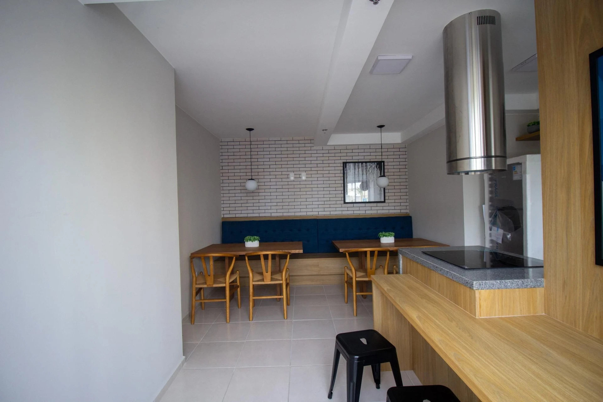 Home office in a 2-bedroom apartment, 45 m²