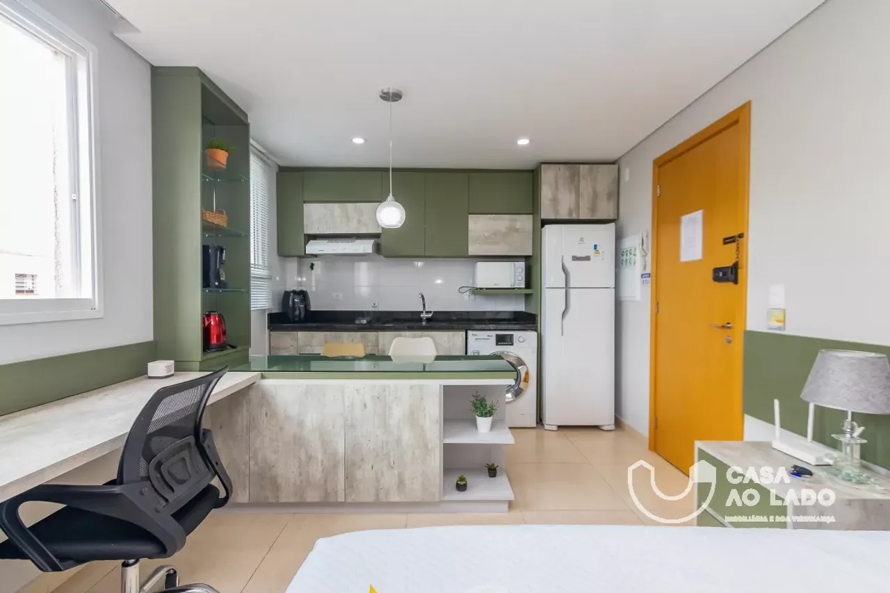 Furnished 1-bedroom apartment with integrated kitchen — photo 9