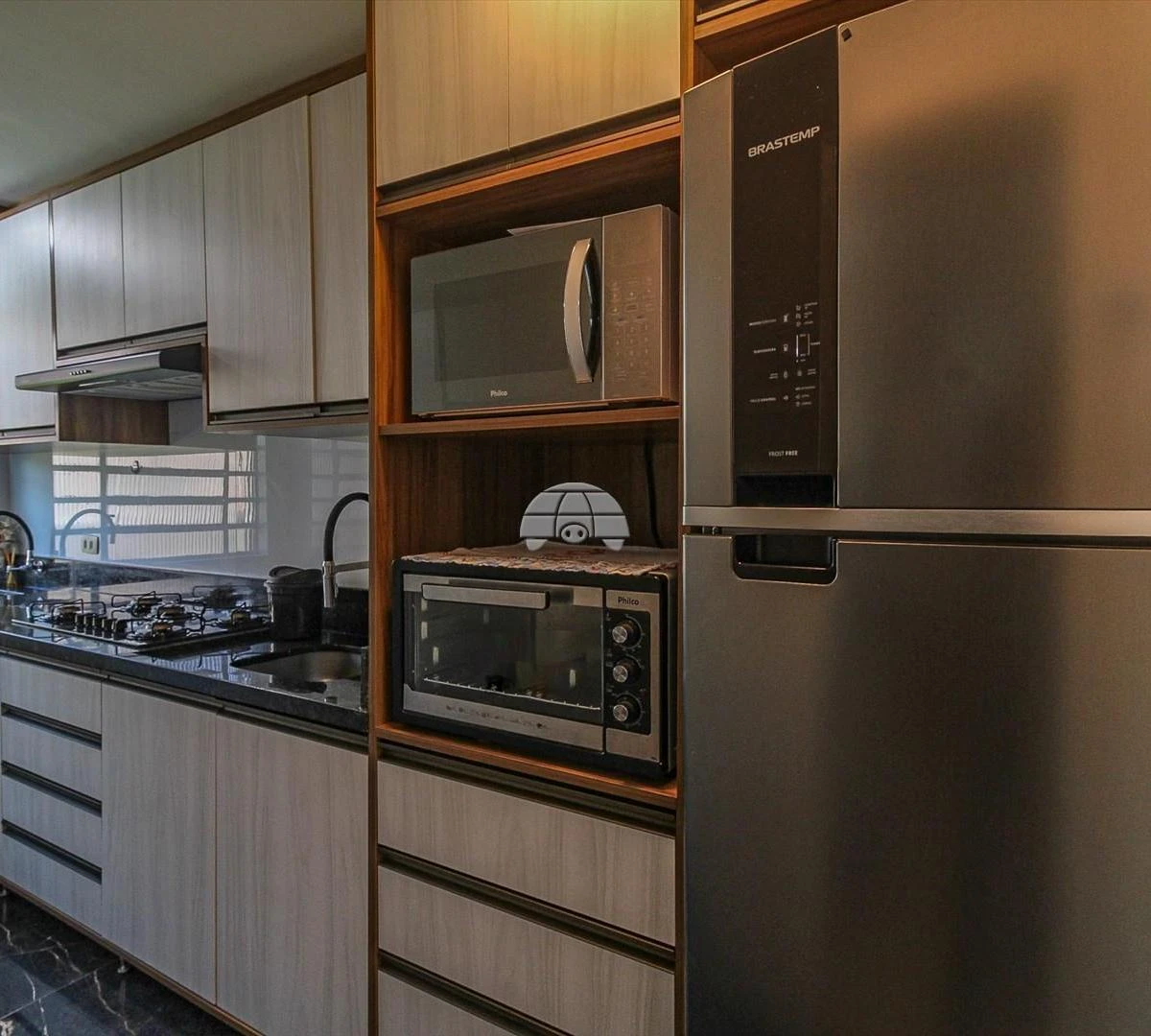 58 m² apartment with a washing machine and a home office — photo 6